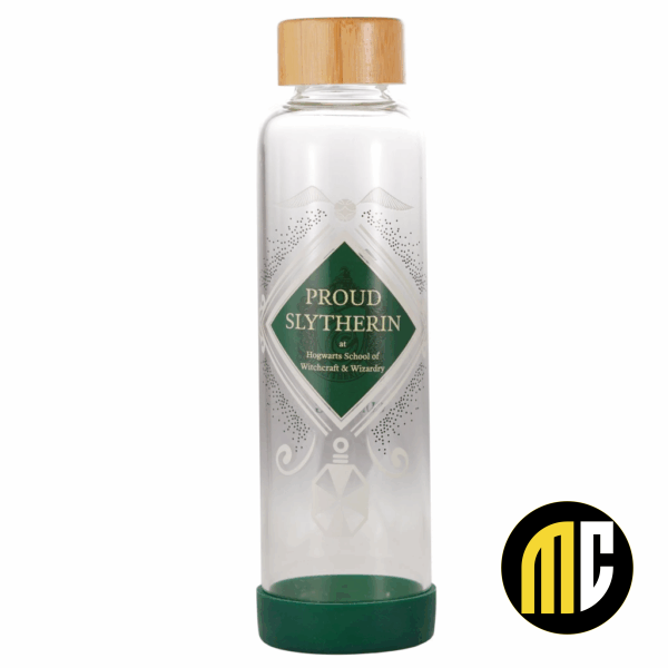 HARRY POTTER - Fier Serpentard - Bouteille d'eau en Verre 500ml