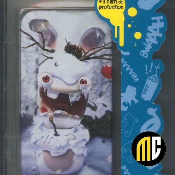LAPINS CRETINS - Coque Iphone 4/4S : Chrismas