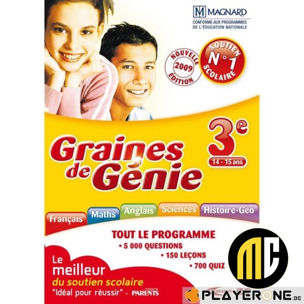 Graines de Génie 3éme Secondaire 14-15 ans (Edition 2009)