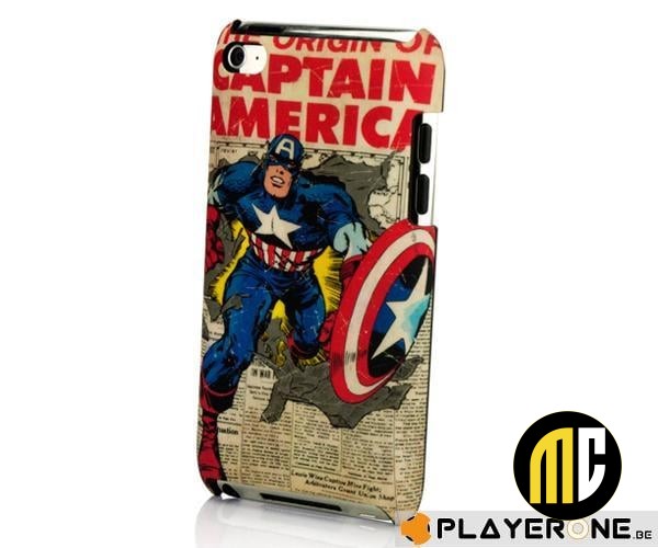 PDP - MOBILE - Marvel Capt. America Newsletter Clip Case IPod Touch 4