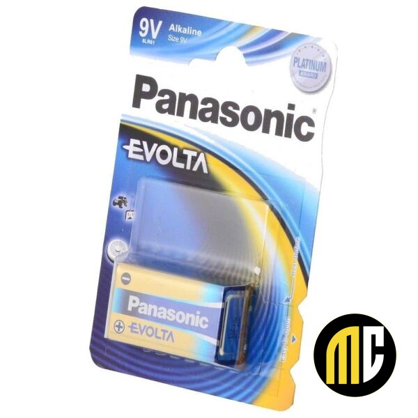 PANASONIC - Piles Alcaline Evolta 9V-6LR61 X 1